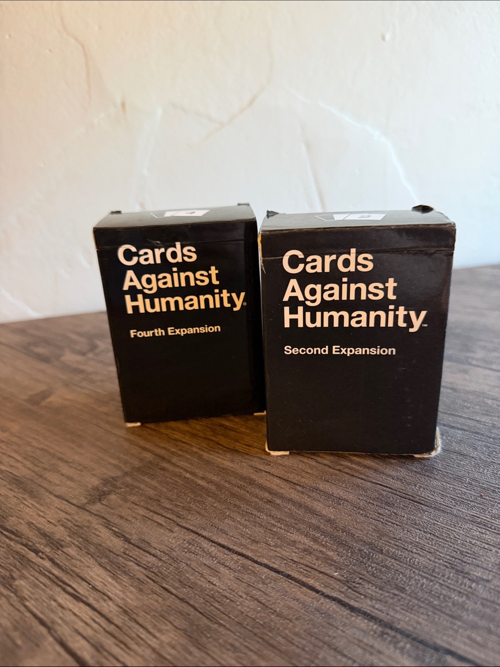 Cards Against Humanity Expansion Packs - Black (Second & Fourth)